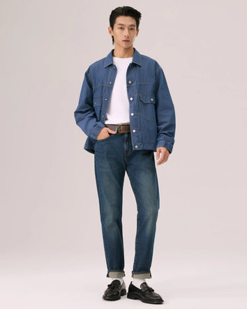  levi's® cool tech hooded type ii trucker 連帽牛仔外套 | 男裝 006PC0000S- Indigo  – Levi's 香港