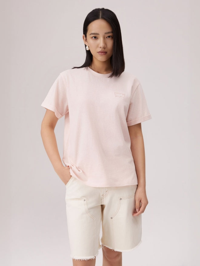 levi's® roll up graphic t-shirt | 女裝 006QD0001S- Pink  – Levi's 香港