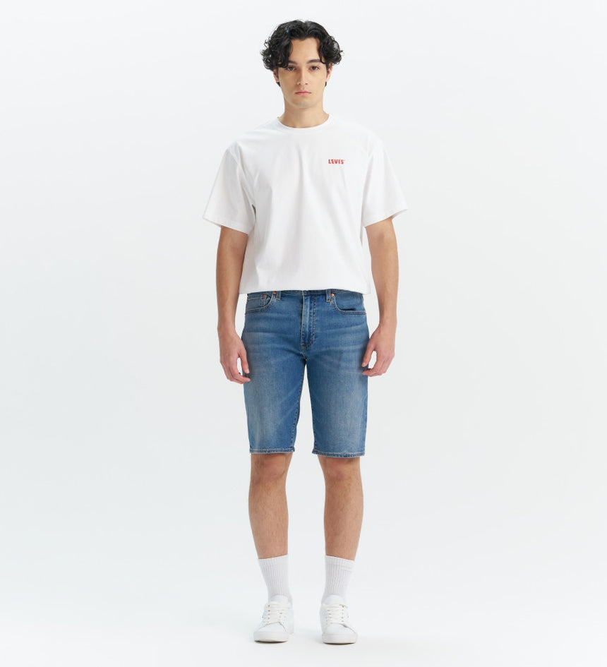  levi's® 405™低腰膝上彈性牛仔短褲 | 男裝   3986401942812 Blue – Levi's 香港