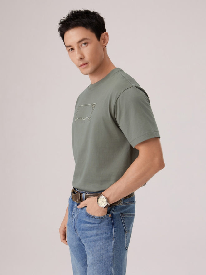  levi's® 短袖 batwing 刺繡 t恤 | 男裝 006PY0004S- Green  – Levi's 香港
