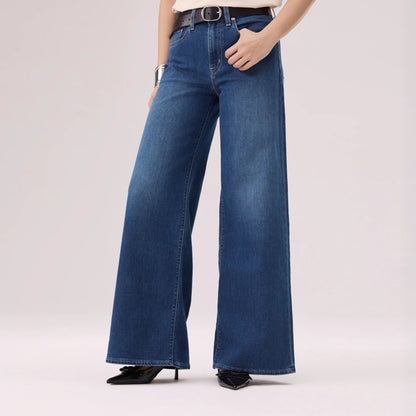  Levi's® 728™ 高腰超寬腿牛仔褲 | 女裝