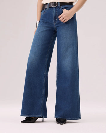  levi's® 728™ 高腰超寬腿牛仔褲 | 女裝 0039B00242430 Indigo  – Levi's 香港