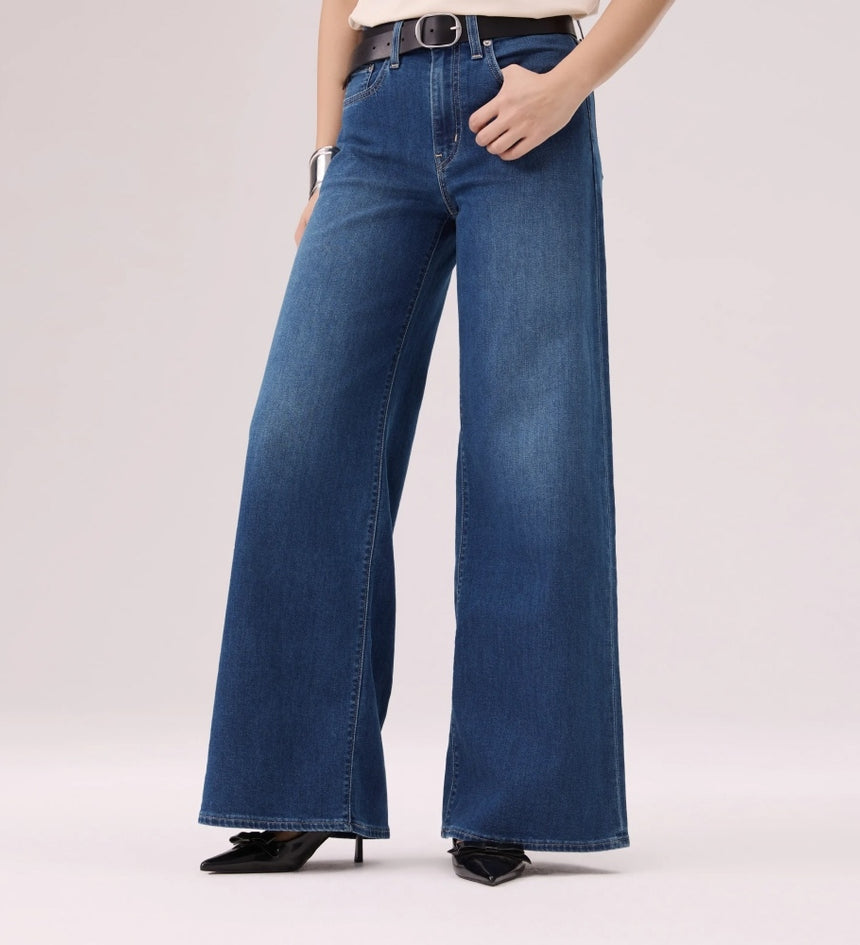  levi's® 728™ 高腰超寬腿牛仔褲 | 女裝 0039B00242430 Indigo – Levi's 香港