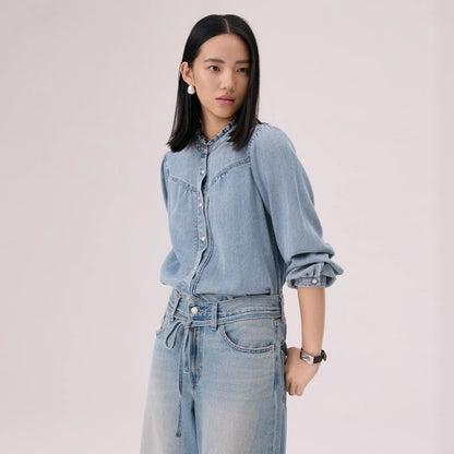 Levi's® Indigo Tencel Western Shirt