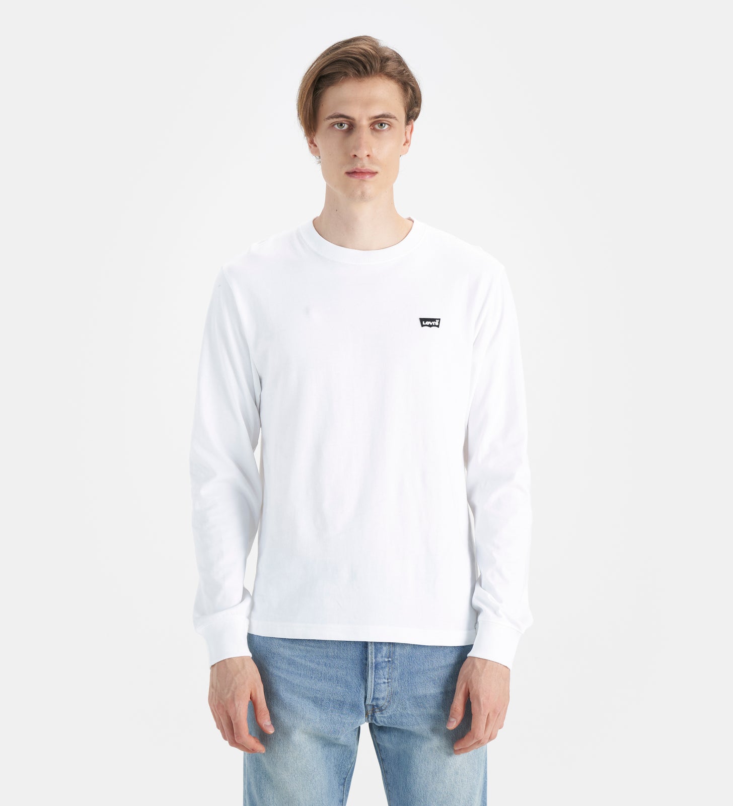 levi's®  休閒迷你logo 長袖t恤| 男裝 001B10001S- White – Levi's 香港
