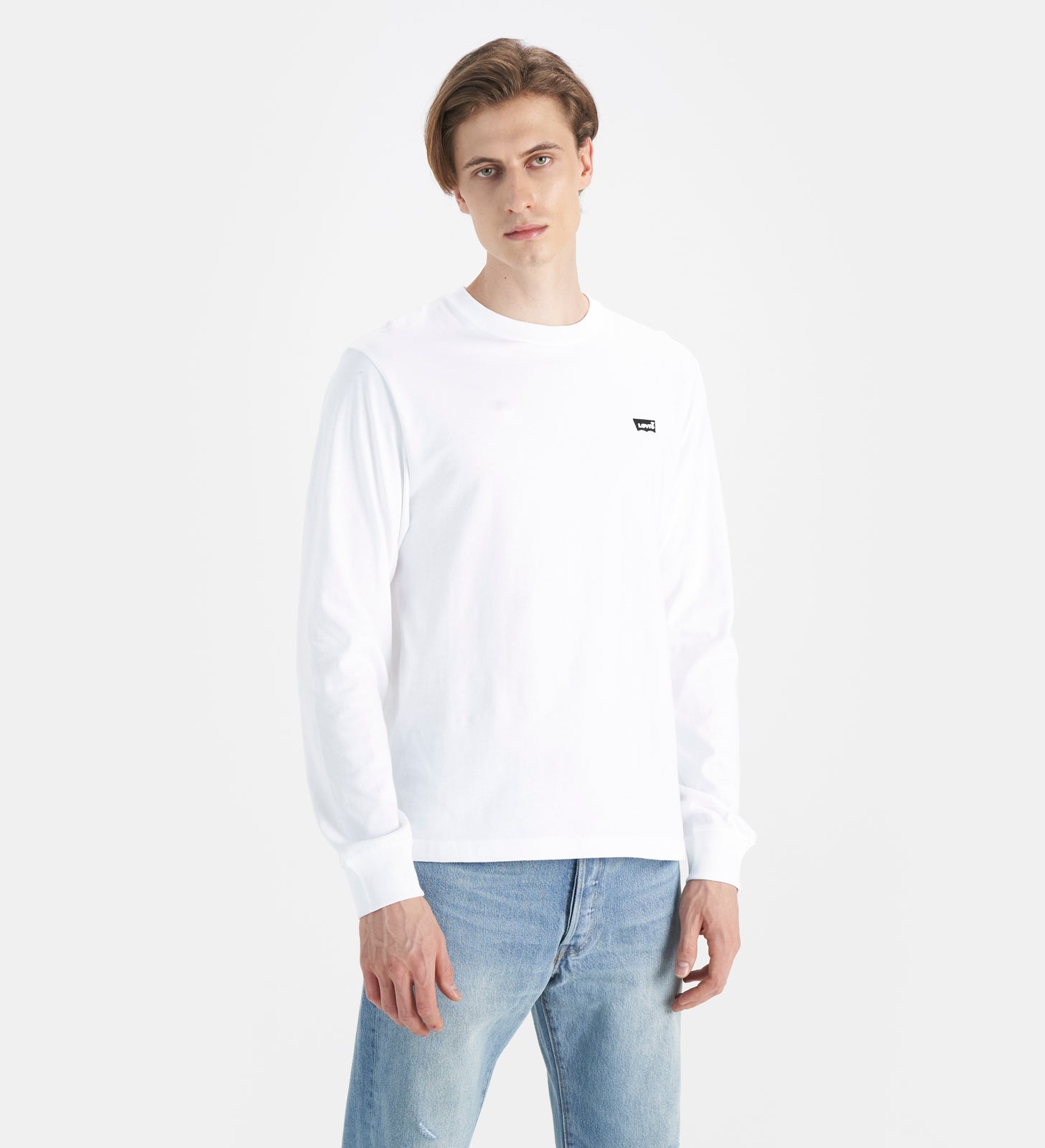 levi's®  休閒迷你logo 長袖t恤| 男裝 001B10001S- White – Levi's 香港