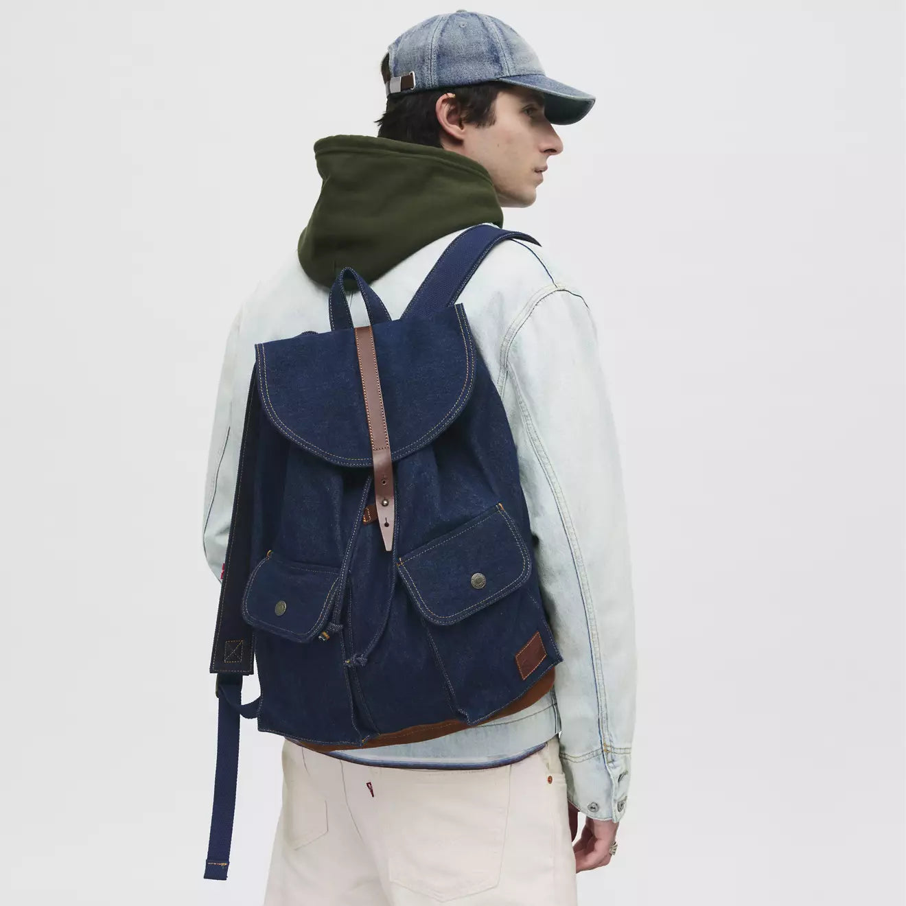 levi's® heritage 復古背囊 | 男裝   002GW0000OS- Dark Indigo – Levi's 香港