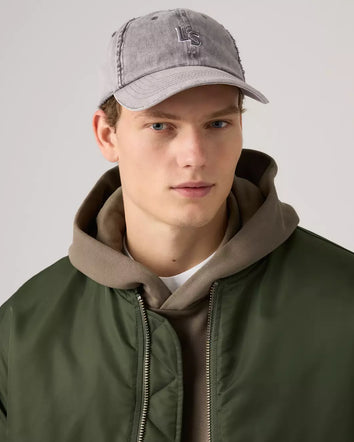 levi's® men's monogram cap 004BS0007OS- Grey  – Levi's Hong Kong