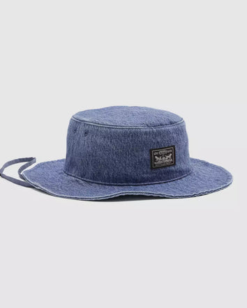 levi's® men's bay drawstring bucket hat 005CP0002S- Medium Indigo  – Levi's Hong Kong