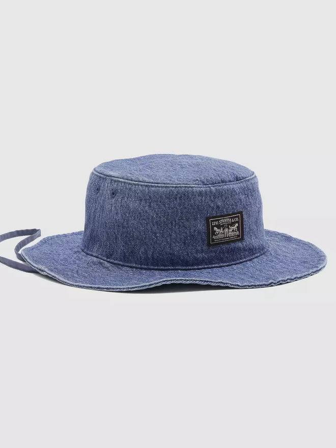 levi's® men's bay drawstring bucket hat 005CP0002S- Medium Indigo  – Levi's Hong Kong