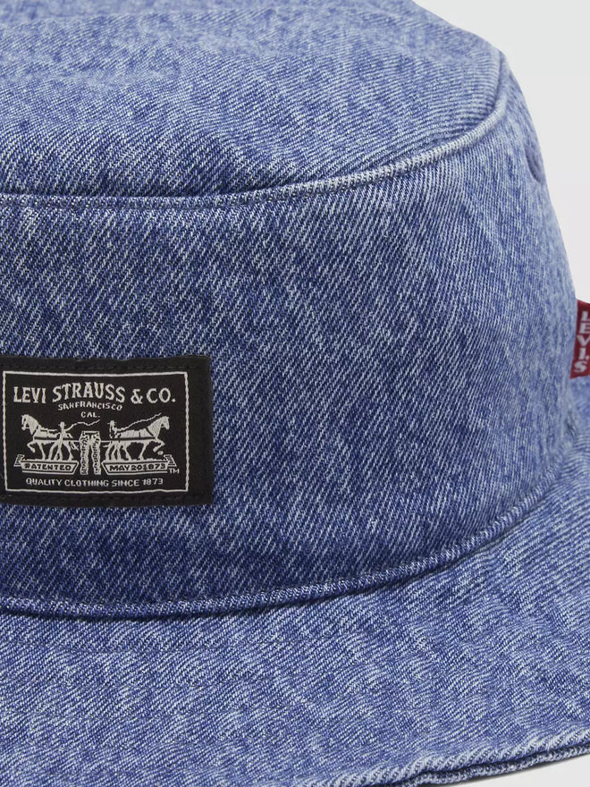 levi's® men's bay drawstring bucket hat 005CP0002S- Medium Indigo  – Levi's Hong Kong