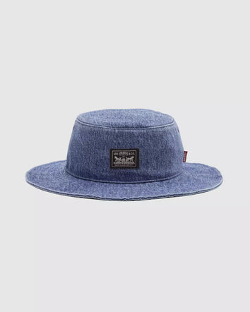levi's® men's bay drawstring bucket hat 005CP0002S- Medium Indigo  – Levi's Hong Kong