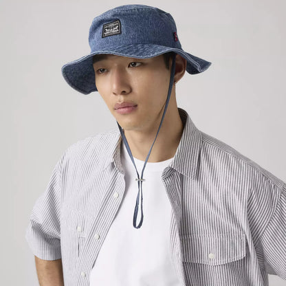 Levi's® Bay Drawstring Bucket 抽繩漁夫帽 | 男裝  