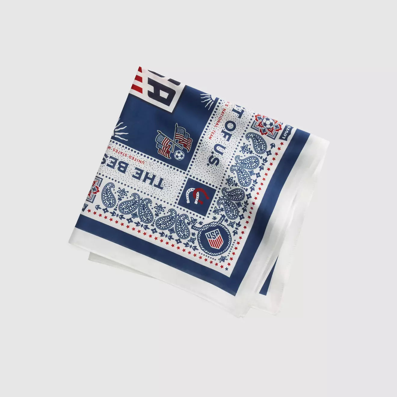 Levi's ® U.S. Soccer 藍白配色頭巾