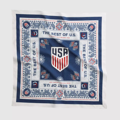 Levi's ® U.S. Soccer 藍白配色頭巾