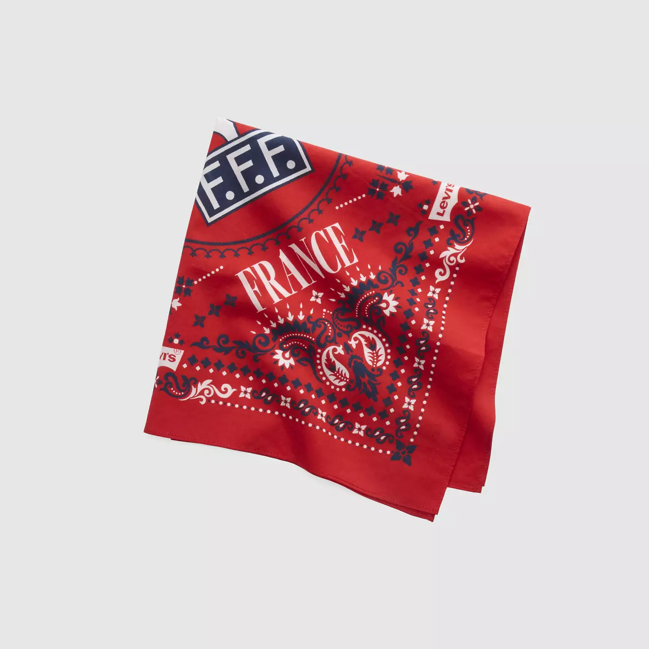 levi’s® france football bandana 頭巾   0072A0002OS- Blue – Levi's 香港