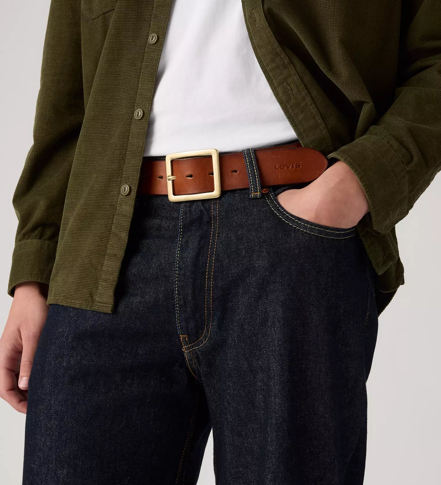 levi's® mason center bar 中央扣皮帶 | 男裝   007YW000190- Multicolor – Levi's 香港