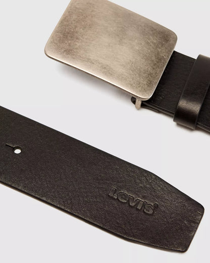 Levi's® Ryder Plaque Buckle 徽章扣皮帶 | 男裝  