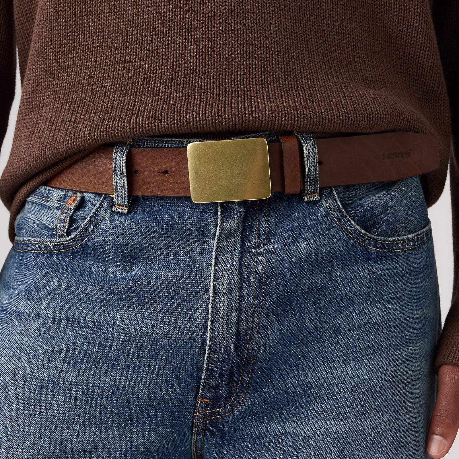 levi's® men's ryder plaque buckle belt 007YX000190- Multicolor – Levi's Hong Kong