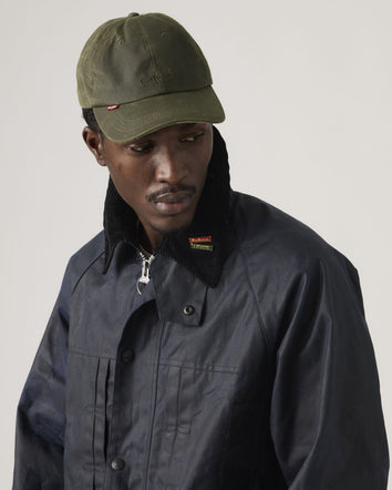 levi's® x barbour waxed cap 008GP0008OS- Olive  – Levi's Hong Kong