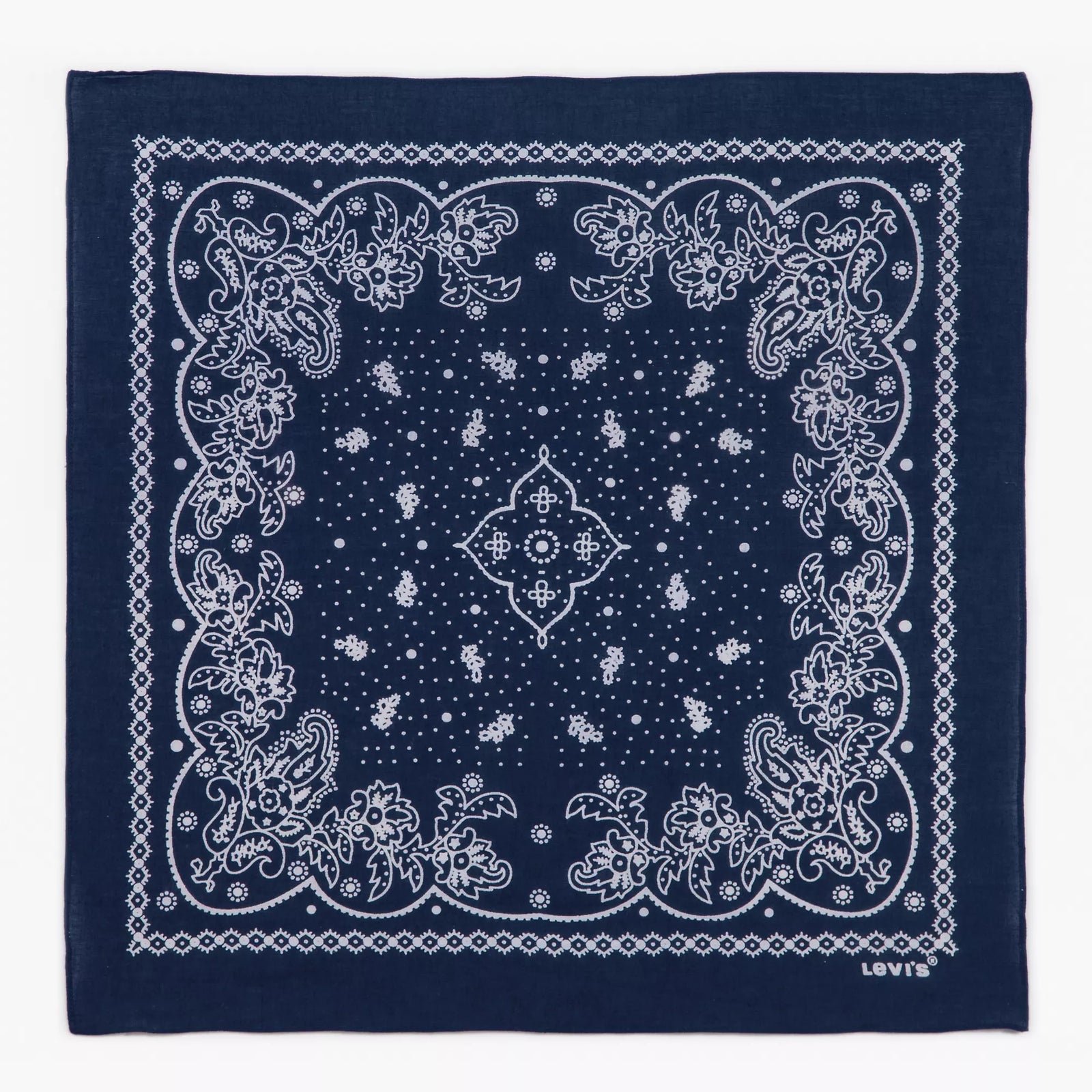 levi's® men's paisley bandana 771380630OS- Blue – Levi's Hong Kong