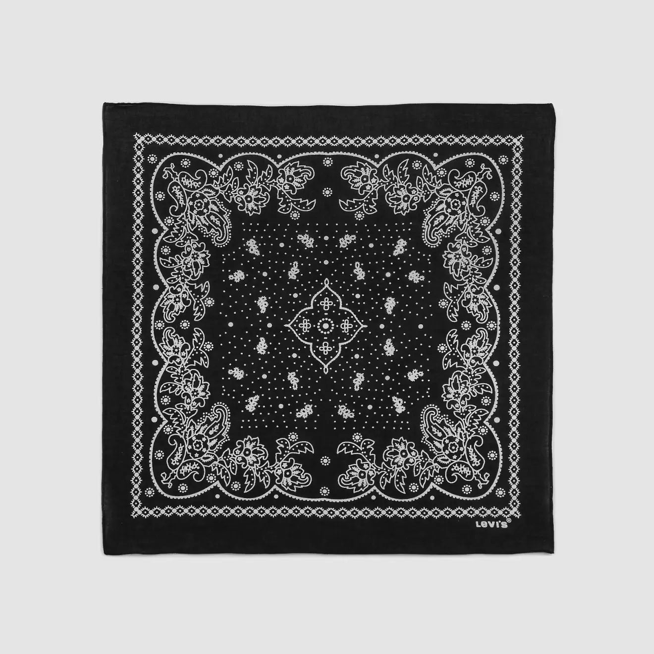 levi's® paisley 佩斯利印花頭巾 | 男裝   771380631OS- Black – Levi's 香港