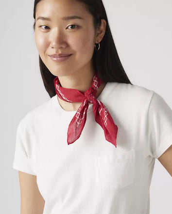levi's® paisley 佩斯利印花頭巾 | 男裝   771380632OS- Red  – Levi's 香港