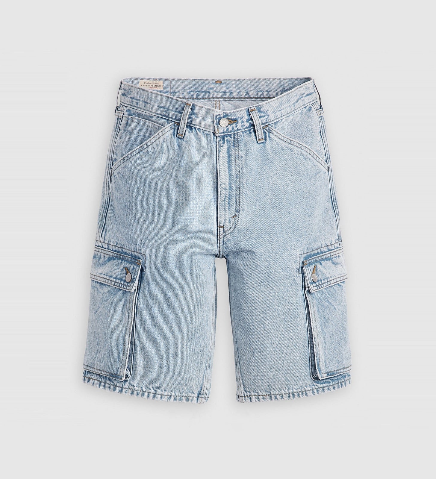 levi's® men's 478 baggy cargo shorts 001GU00042812 Light Wash – Levi's Hong Kong