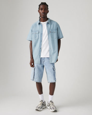 levi's® men's 478 baggy cargo shorts 001GU00042812 Light Wash  – Levi's Hong Kong