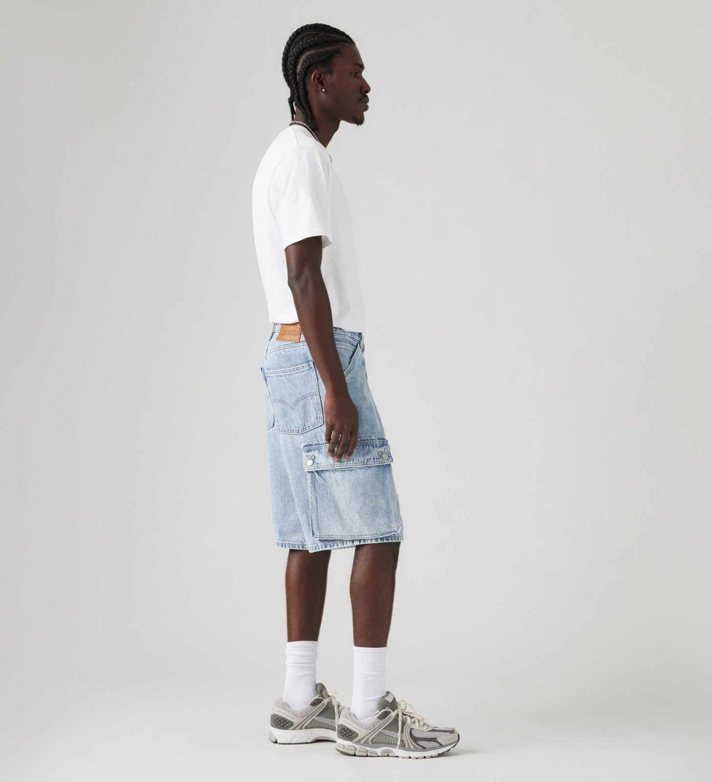 levi's® men's 478 baggy cargo shorts 001GU00042812 Light Wash – Levi's Hong Kong
