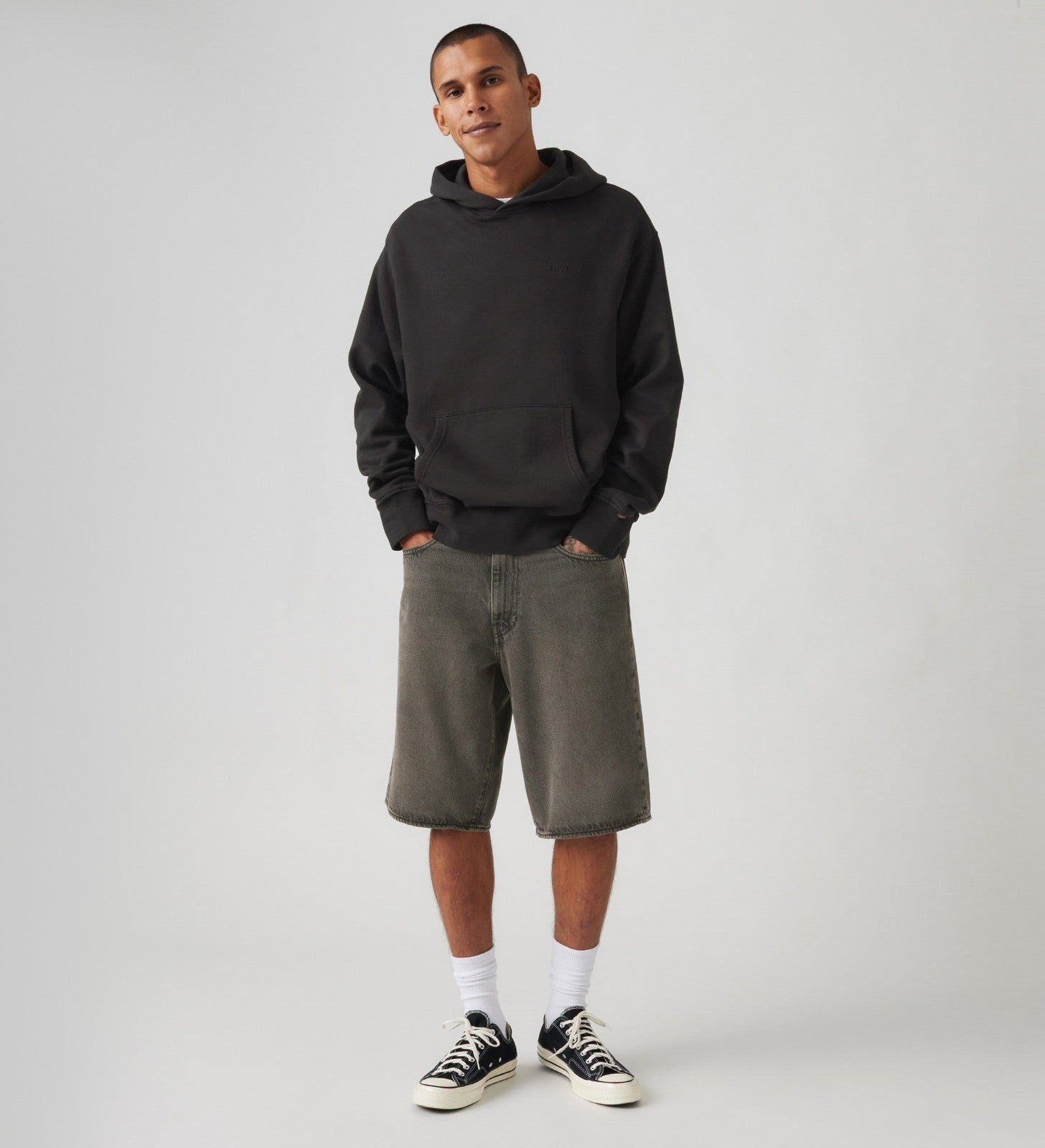 levi's® 478 baggy 寬鬆短褲 |男裝 001JM00002912 Black – Levi's 香港