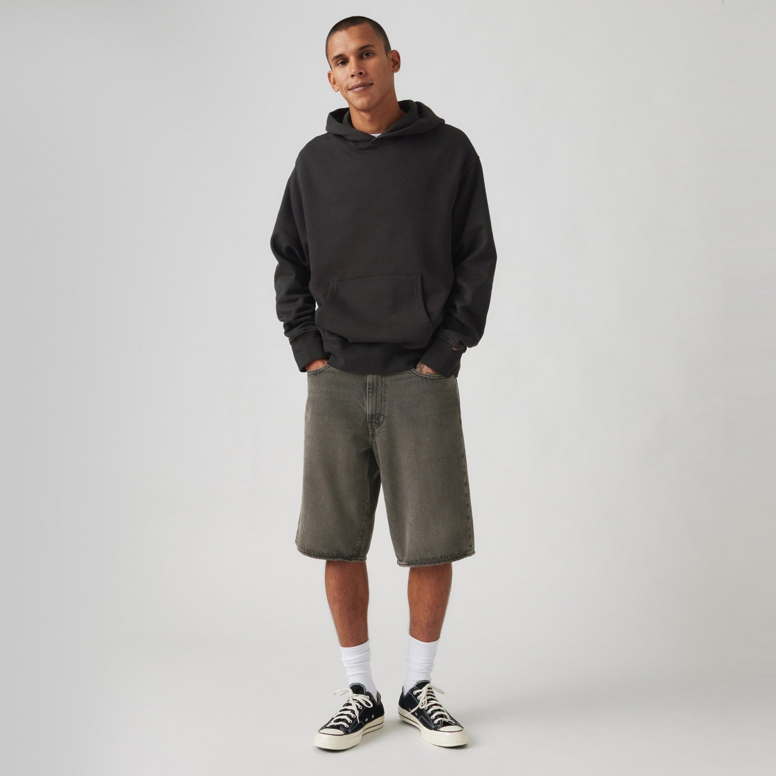 levi's® 478 baggy 寬鬆短褲 |男裝 001JM00003612 Black – Levi's 香港