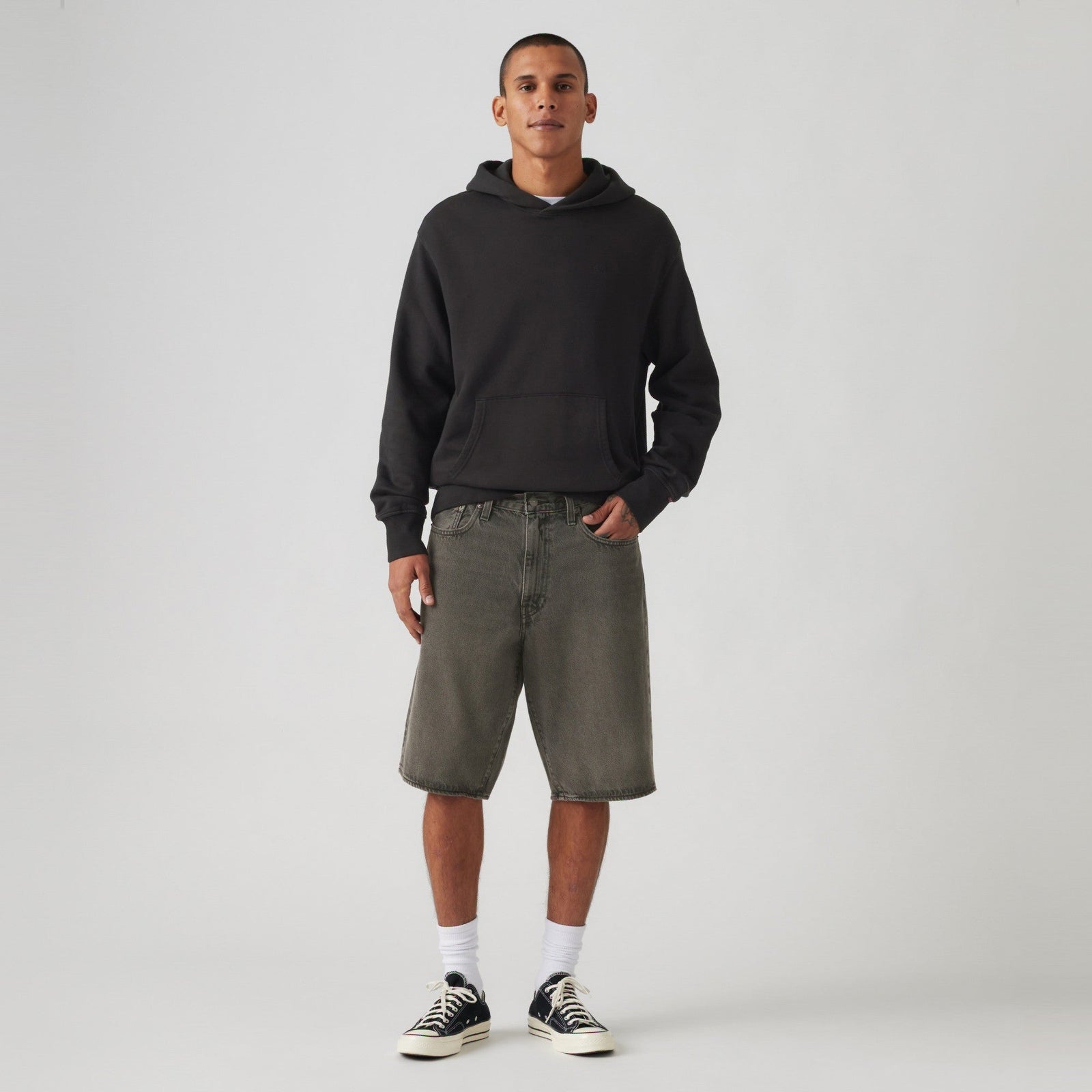 levi's® 478 baggy 寬鬆短褲 |男裝 001JM00003612 Black – Levi's 香港