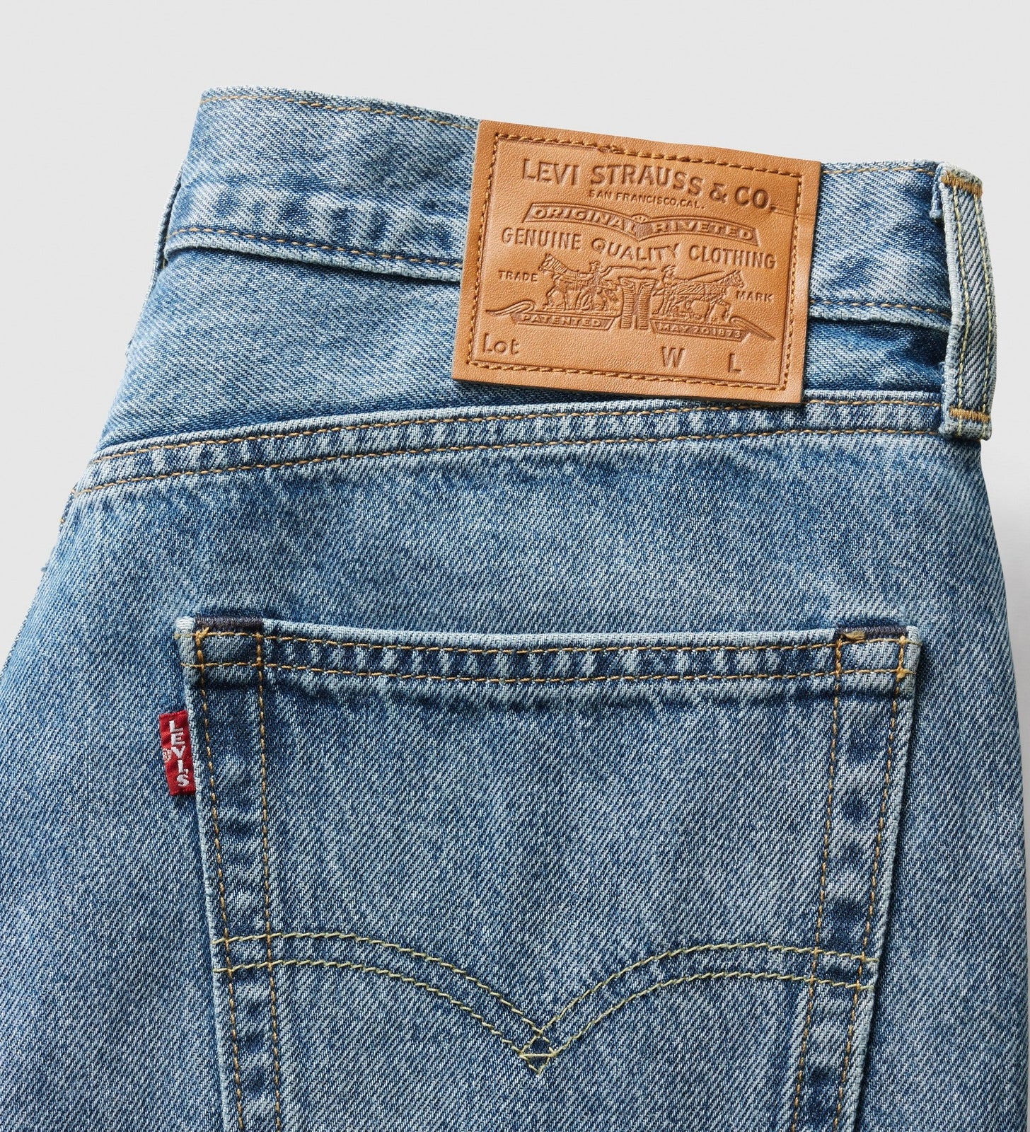 levi's® 478 baggy 寬鬆短褲 |男裝 001JM00052812 Med Indigo - Worn In – Levi's 香港