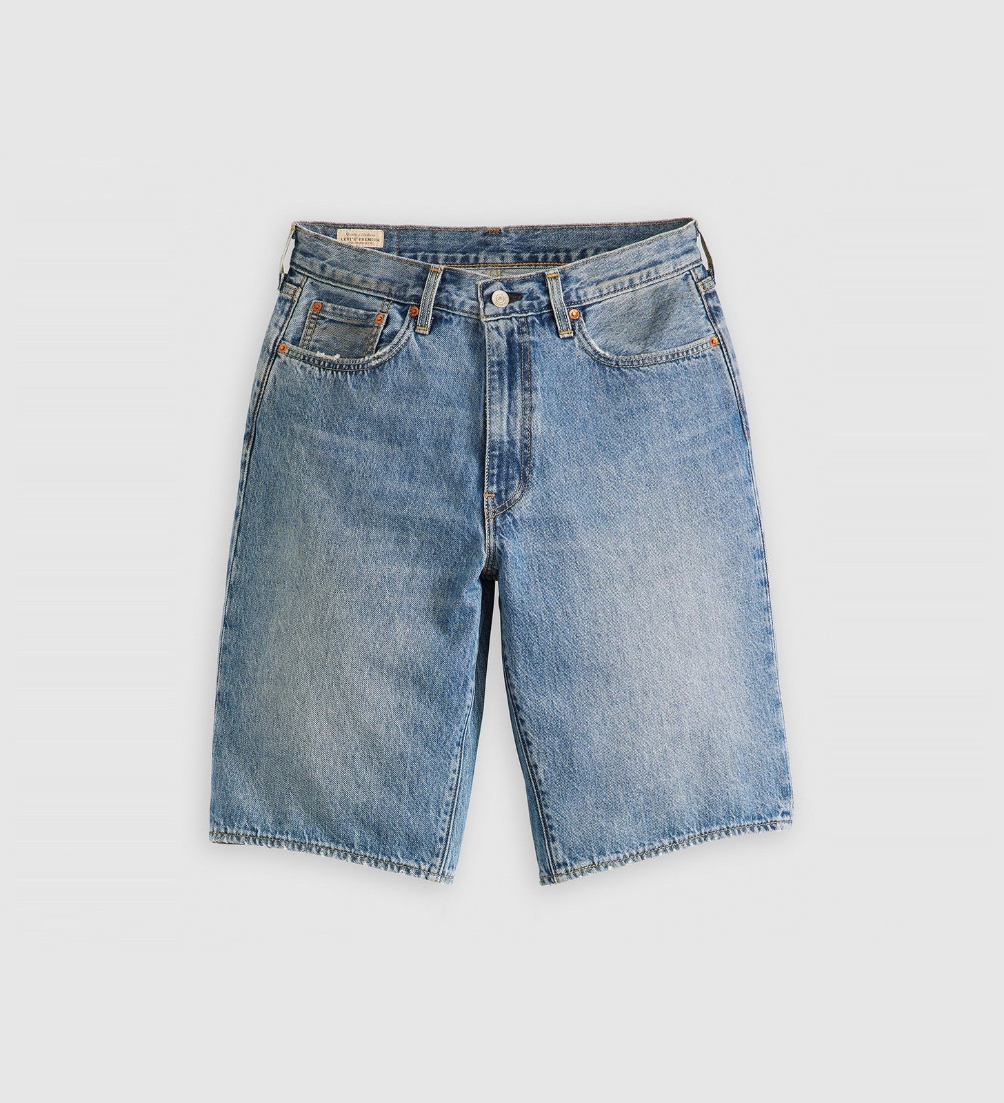 levi's® 478 baggy 寬鬆短褲 |男裝 001JM00052812 Med Indigo - Worn In – Levi's 香港
