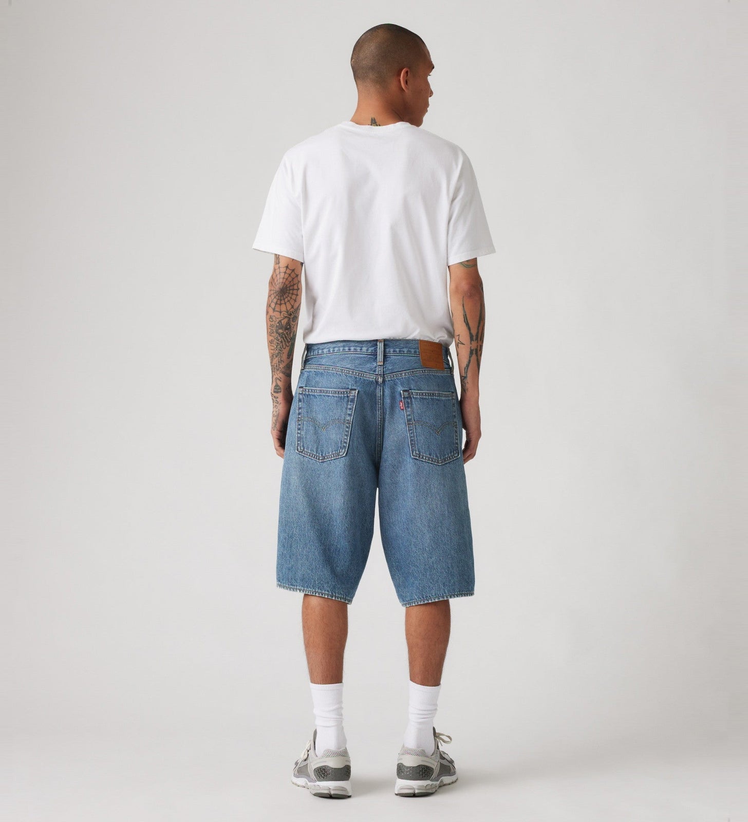 levi's® 478 baggy 寬鬆短褲 |男裝 001JM00052812 Med Indigo - Worn In – Levi's 香港