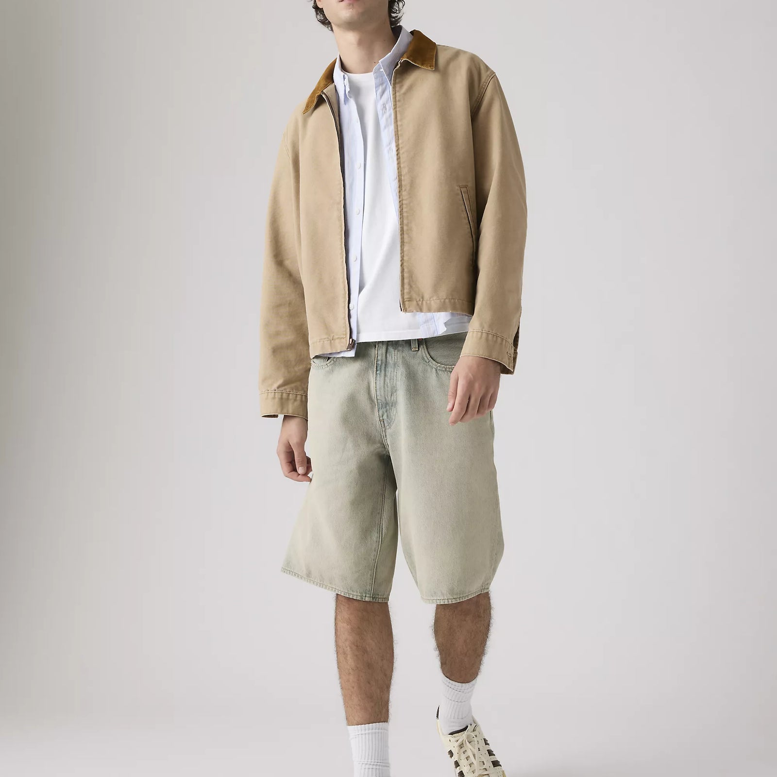 levi's® 478 baggy 寬鬆短褲 | 男裝   001JM00133012 Light Indigo – Levi's 香港