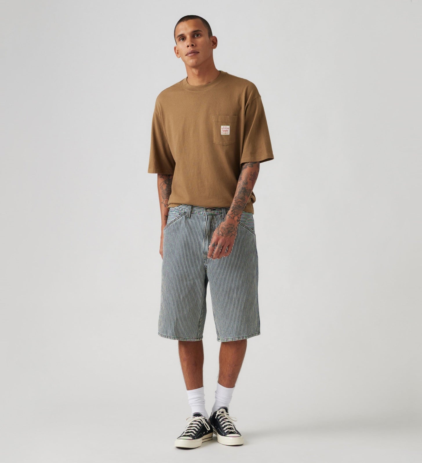 levi's® 568™ 寬鬆工裝短褲 |男裝 001K8000232- Whites – Levi's 香港