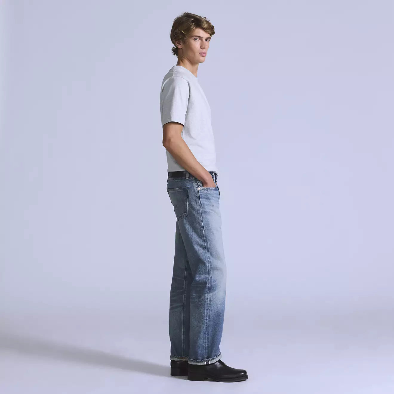 levi's® blue tab™ men's anchor relaxed jeans 0033V00042832 Medium Indigo – Levi's Hong Kong