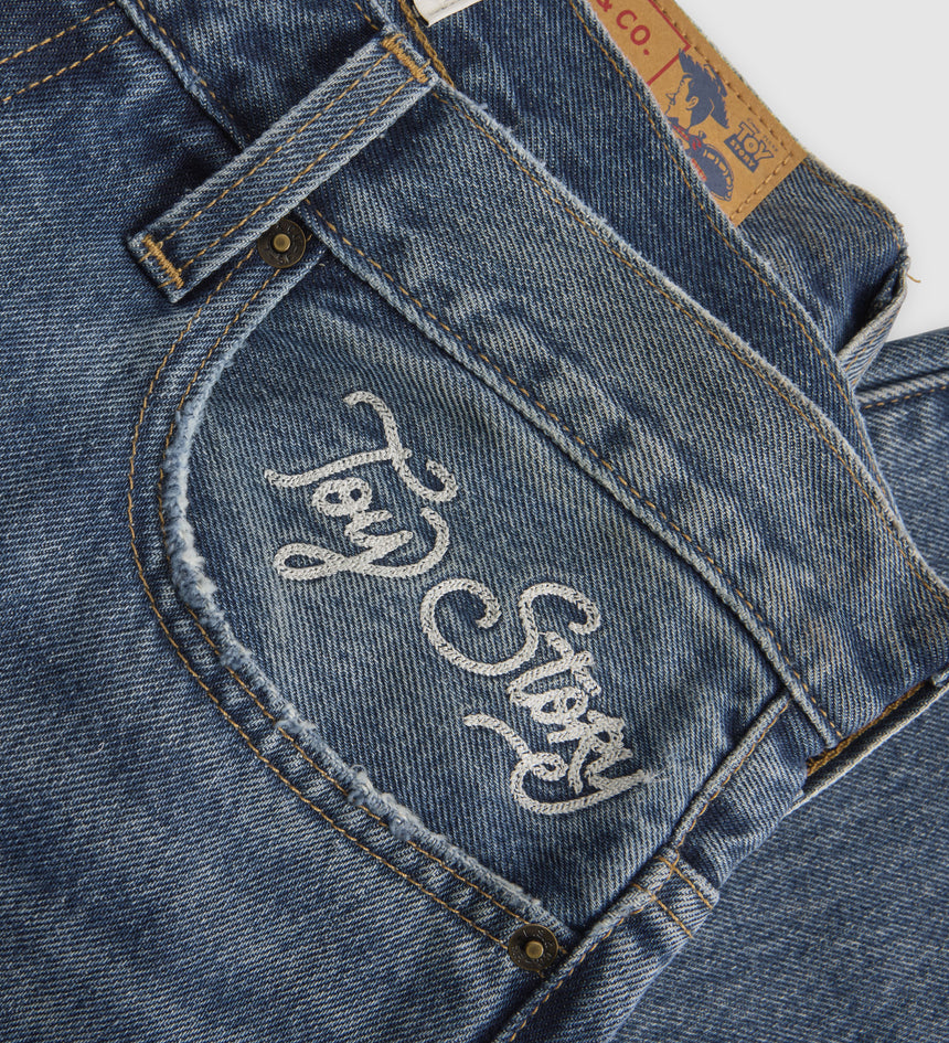 levi's® x toy story men's western flare jeans 0034A00002832 Medium Indigo – Levi's Hong Kong