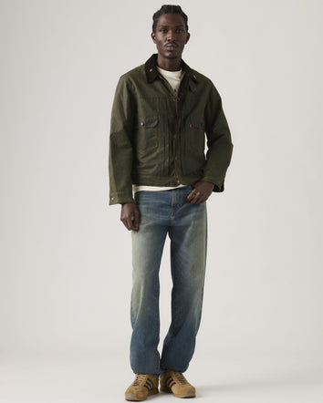 levi's® x barbour men's 568™ loose jeans 003GN000028- Dark Indigo  – Levi's Hong Kong