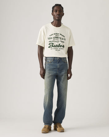 levi's® x barbour men's 568™ loose jeans 003GN000028- Dark Indigo  – Levi's Hong Kong