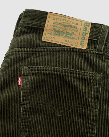 levi's® x barbour 578™ baggy corduroy trousers 003ME000030- Rosin  – Levi's Hong Kong