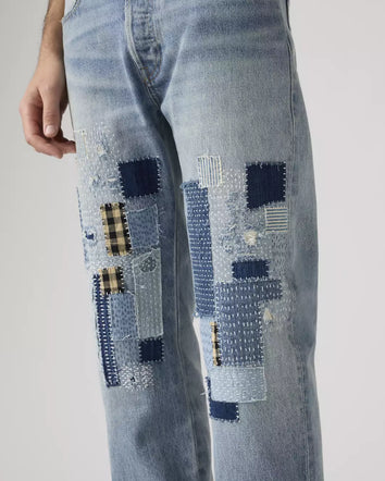 levi's® 501® original 原版直筒牛仔褲 | 男裝   0050137902932 Medium Indigo  – Levi's 香港