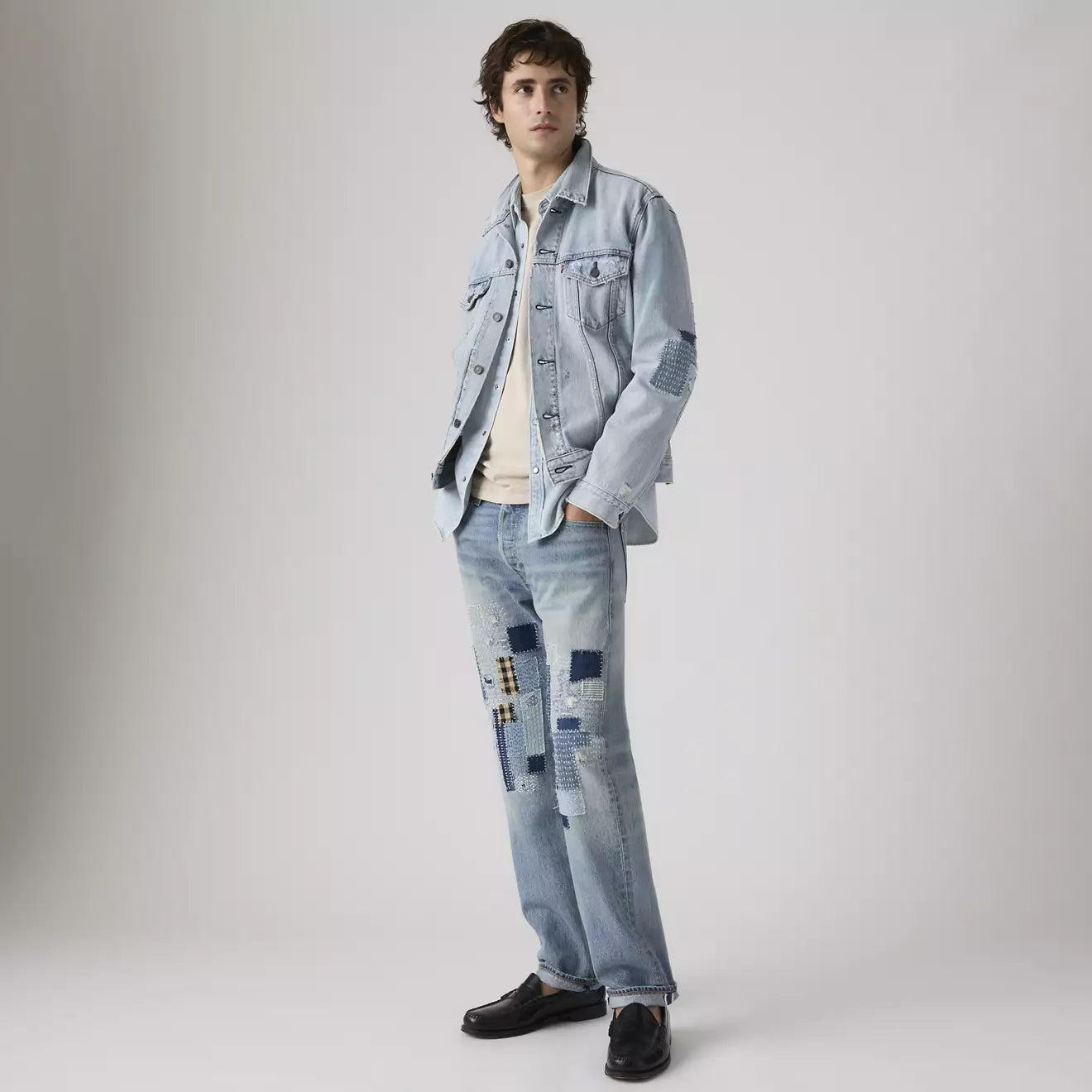 levi's® 501® original 原版直筒牛仔褲 | 男裝   0050137902832 Medium Indigo – Levi's 香港