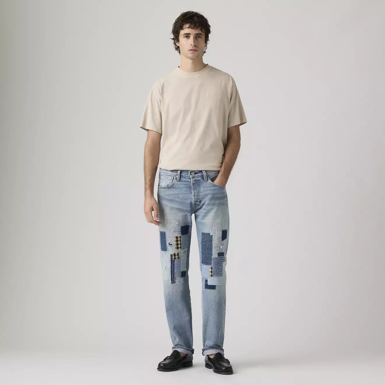 levi's® 501® original 原版直筒牛仔褲 | 男裝   0050137902832 Medium Indigo – Levi's 香港