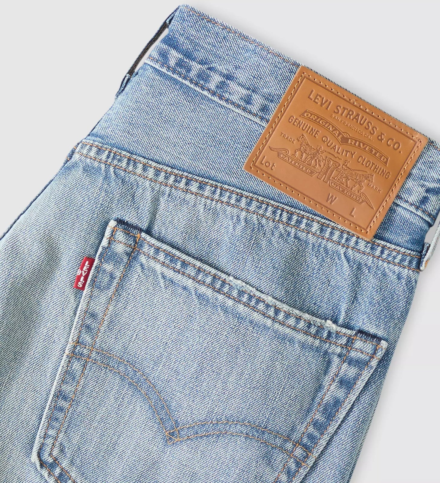 levi's® men's 505™ regular selvedge jeans 0050532782832 Medium Wash – Levi's Hong Kong