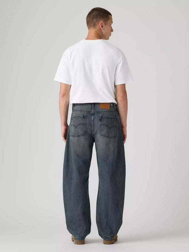 levi's® baggy barrel 寬鬆桶型牛仔褲 | 男裝   0057O00102832 Dark Wash  – Levi's 香港
