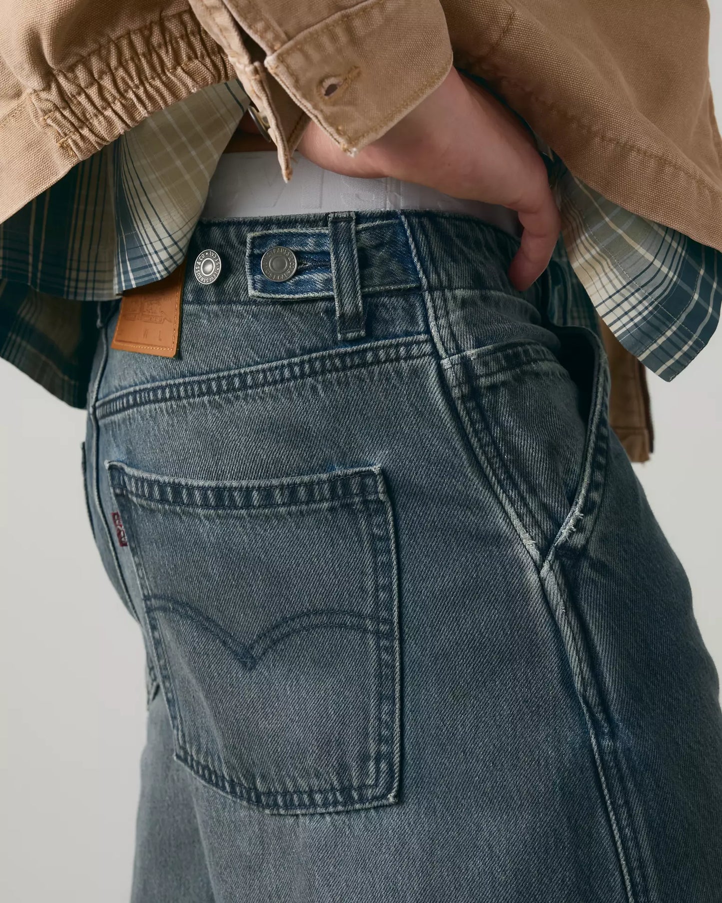 Levi's® Baggy Barrel 寬鬆桶型牛仔褲 | 男裝  
