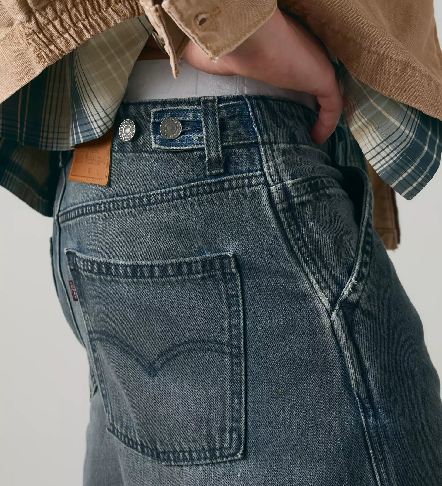 levi's® baggy barrel 寬鬆桶型牛仔褲 | 男裝   0057O00102832 Dark Wash – Levi's 香港